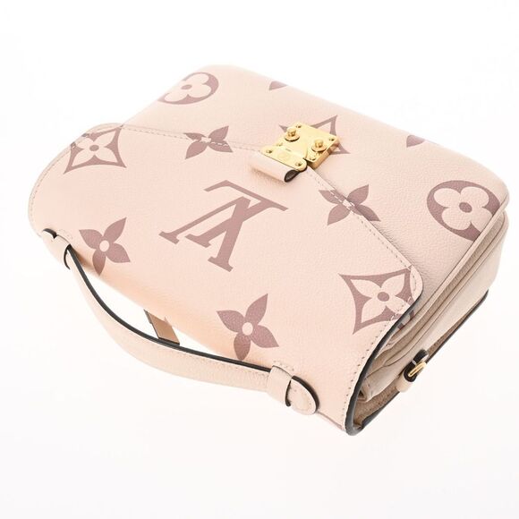 Louis Vuitton Monogram Emplant Pochette Metis MM Claim Bois De Rose - Picture 3 of 10